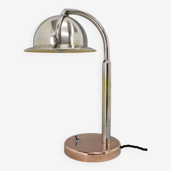 1930s Restored Bauhaus Table Lamp, Czechoslovakia