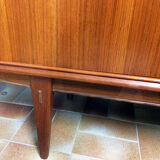 Sideboard high scandinavian teak, AARNO - 1960