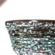 Turquoise and brown ceramic flower pot, 1950s