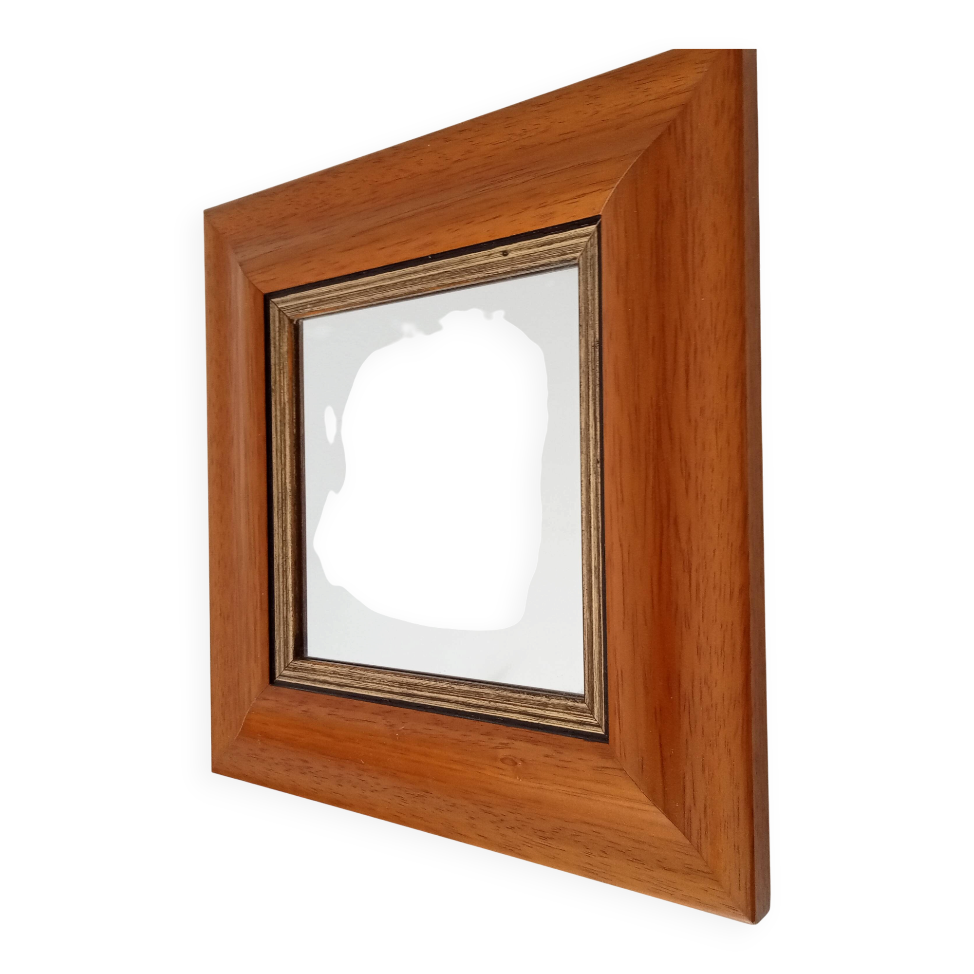 Vintage beech mirror