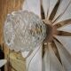 Applique murale fleur globe vintage