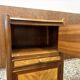 Set of Classic English Nightstand with Books and Marqueterie