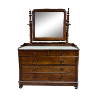 Commode de toilette en acajou – fin XIXe siècle