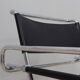 Luigi saccardo leather armchair arrmet 1970s