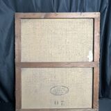 Huile sur toile portrait ancêtre signé A. Juliard daté XIXème