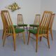 Eva Dining Chairs in Teak by Niels Koeefoed for Hornslet Møbelfabrik, Denmark, 1960s, Set of 6