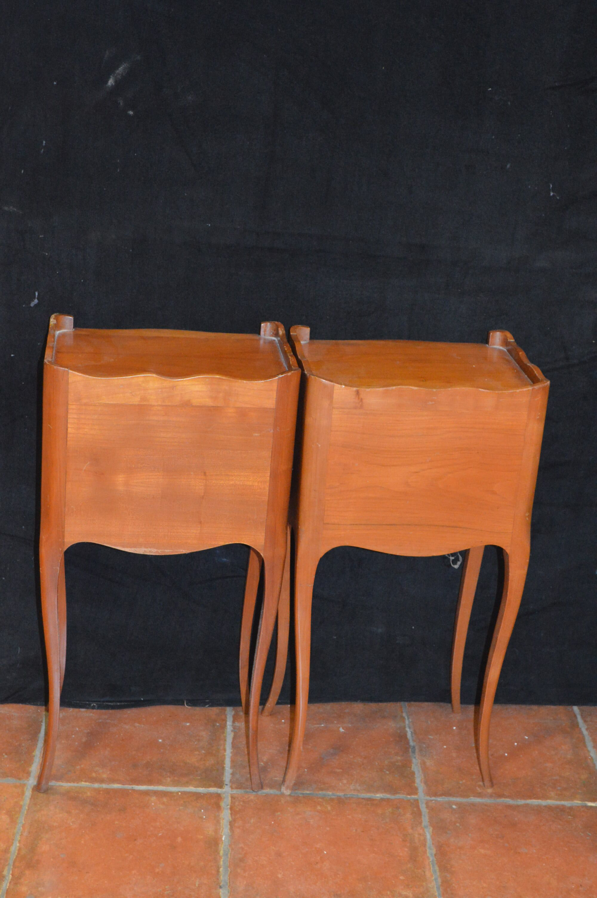 Cherry bedside tables