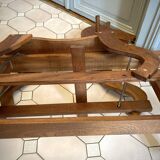 Old wooden rocking horse