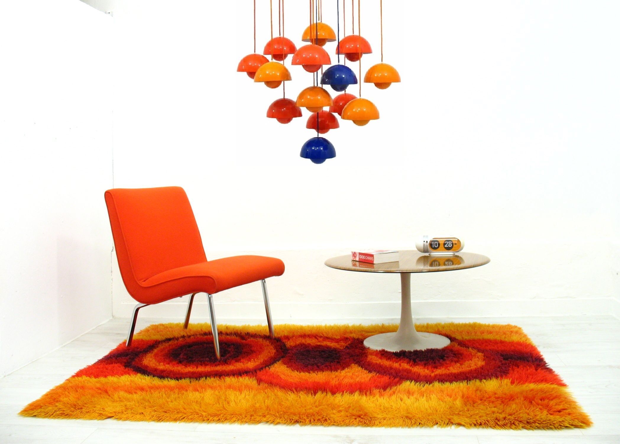 Scandinavian Carpet, 1970s 200x138cm