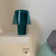 Blue glass table lamp