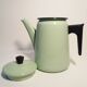 Coffee maker Mint green enamel
