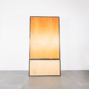 Wooden cabinet cabinet showcase 80s