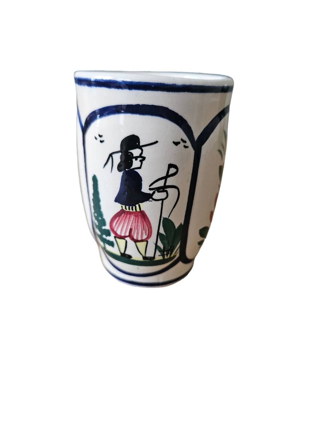 HB HENRIOT QUIMPER Breton character mug