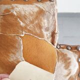 Vintage Spanish brutalist bar stool 1970s