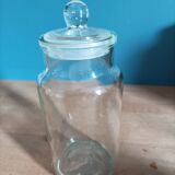Cotton jar glass Ravenhead with cap