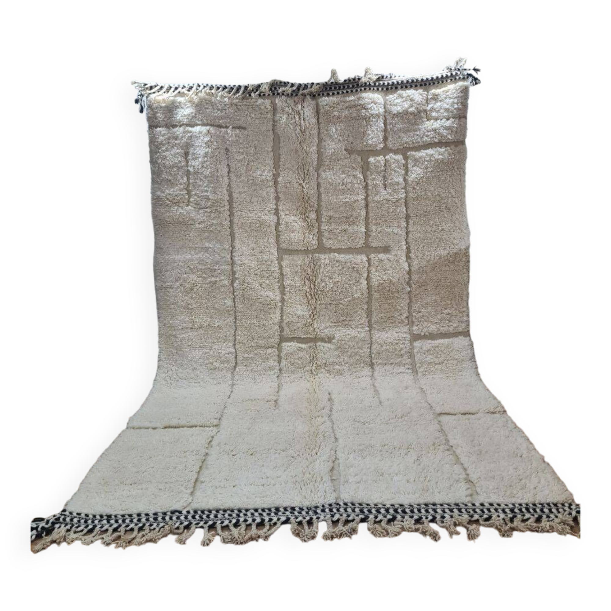 Handmade wool Berber rug 300X200 cm