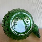 Empoli green glass bottle