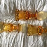 Set of 6 wine glasses Ambers