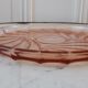 Pink art deco glass top 30s