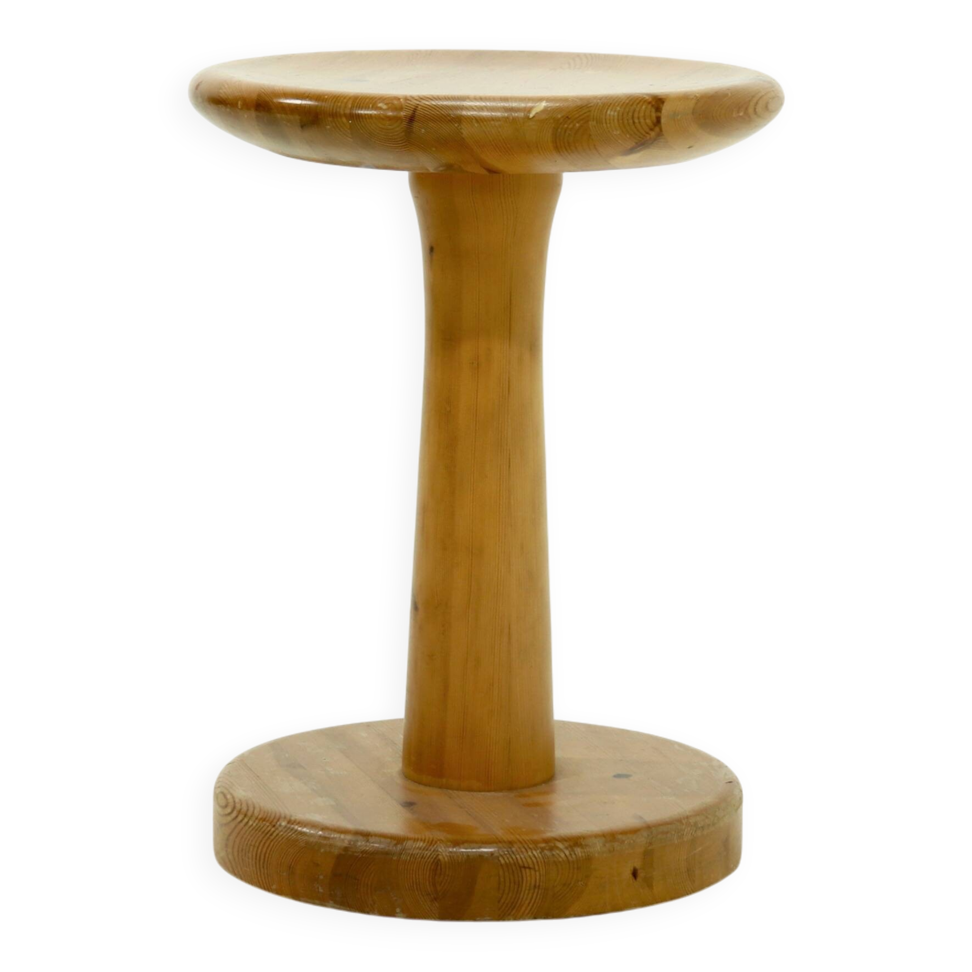 Pine Stool by Rainer Daumiller for Hirtshals Savværk Denmark 1970s