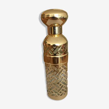 Perfume bottle Chant d'aromes by Guerlain gilded 1981
