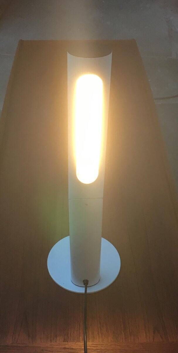 Minimalist metal table lamp by Brendel Leuchten, 1970s.