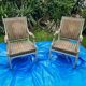 Pair of Faiteuil Louis XVI style