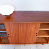 Burwood bookcase, mahogany and display case, 1976
