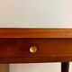 French desk "Prouve" in walnut, bronze and rubber from the 1970s.