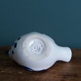 Zoomorphic bird ashtray, hand-decorated ceramic GL, Italy.