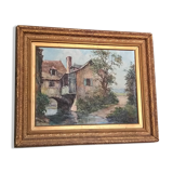 Painting "Houses in Rouergue"