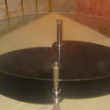 Table basse en verre années 70
