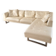 Corner sofa with chaise longue for 4 people