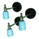3 Chrome Porcelain Wall Lights Lighting Fixtures