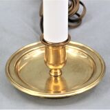 Lampe bouillotte en bronze Doré