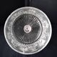 Cheese bell on its tray from the Scailmont Hamage glassworks