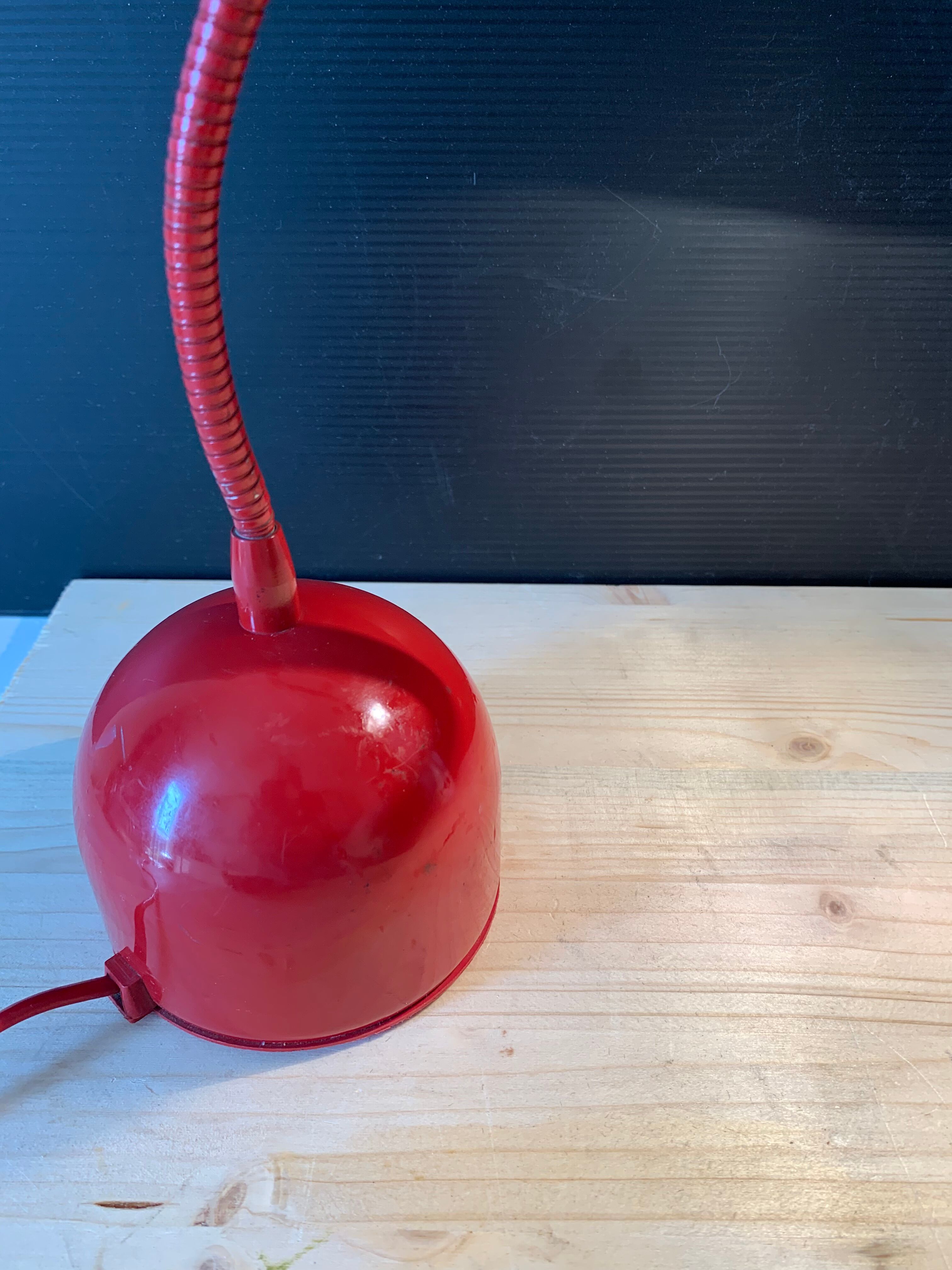 Vintage red lamp