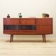 Buffet haut en teck, design danois, années 1970, production : Danemark