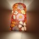 hanging lamp, vintage flower power style