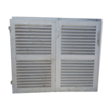 L 148 x H 123 cm wooden louvered shutters 2 swings