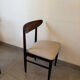 6 vintage Scandinavian teak chairs by Dyrlund