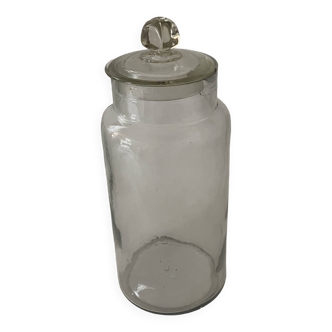 Old confectioner's jar, thick glass