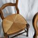 Lot de chaises empaillées Baumann