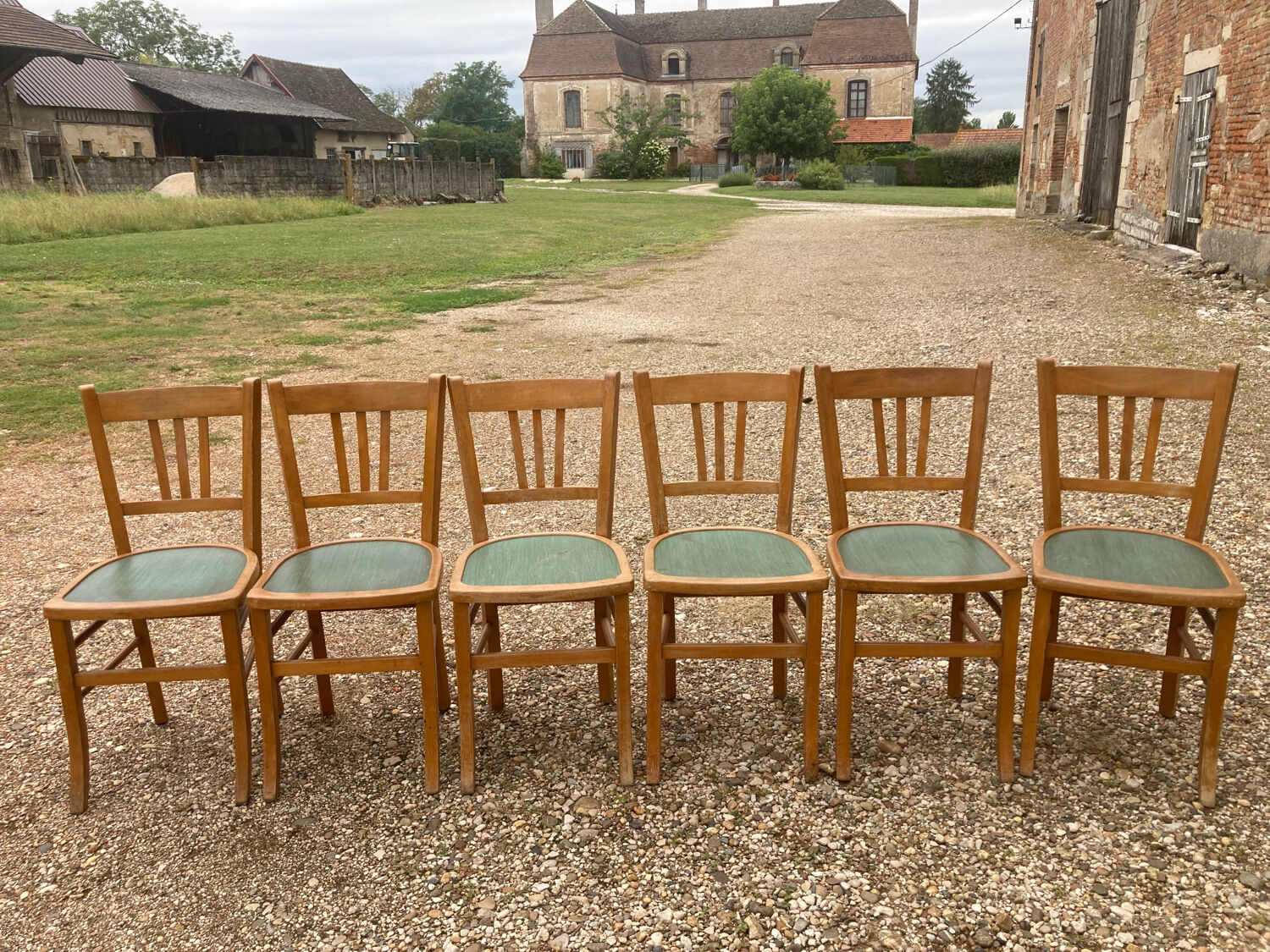 6 chaises bistrot luterma