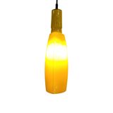 Lampara de techo Amarilla, Vetreria Vistosi, Murano crystal, 70's – Ital