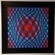 Plate by Victor Vasarely – "Universal Structure of the Hexagon" – Op A