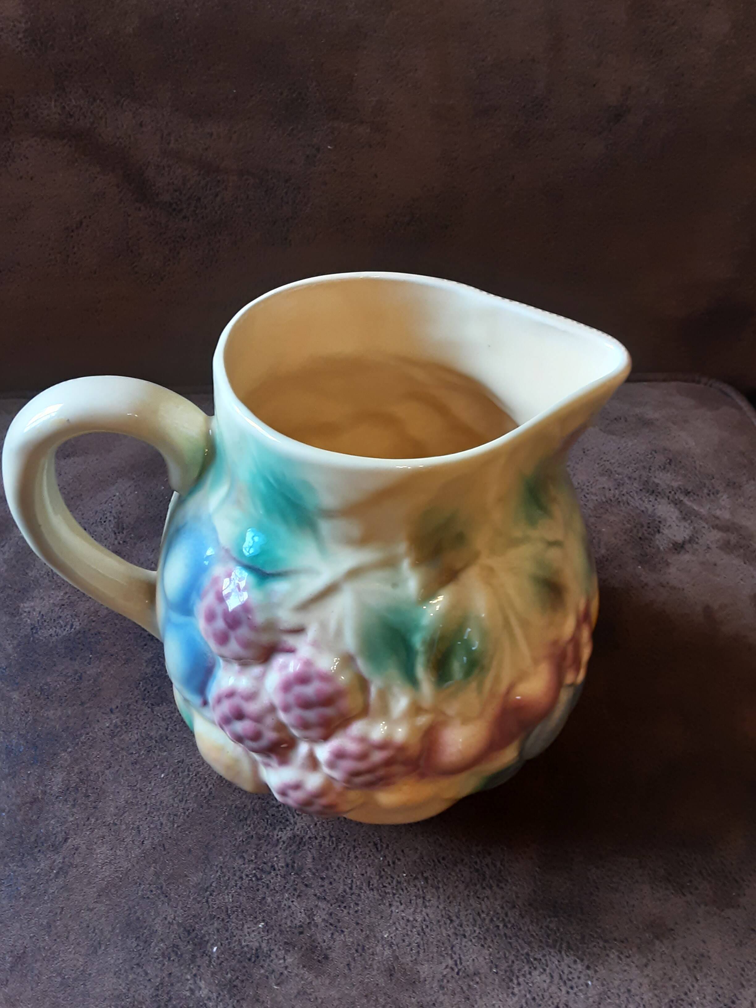 Luneville slip pitcher