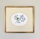 Tableau aquarelle fleurs de plumbago