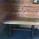 Vintage refectory table in solid oak