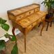 Marquetry wooden bonheur du jour – Floral decoration – Louis XV style